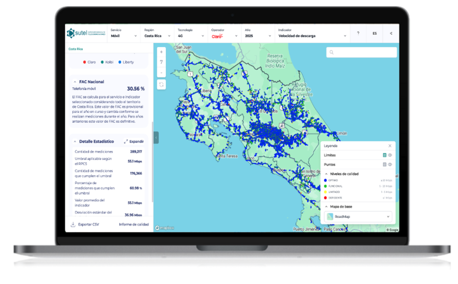 calidad de redes moviles
